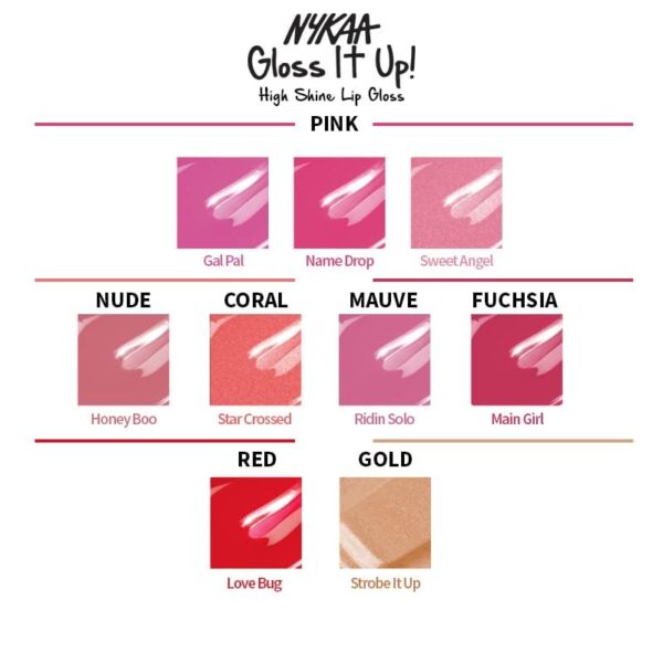 Nykaa Gloss it Up! High Shine Lip Gloss - 01 Honey Boo - Image 6