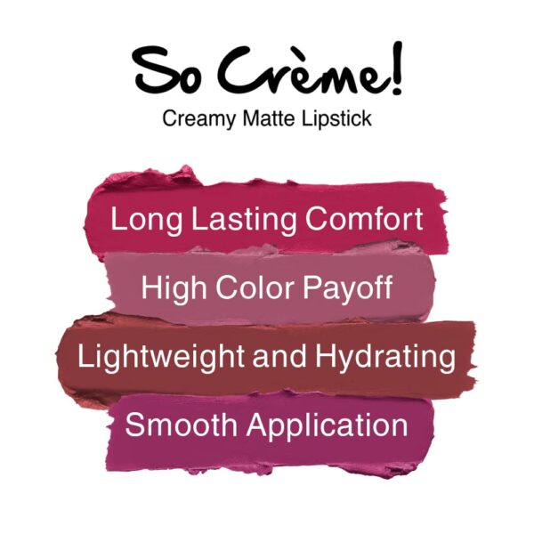 Nykaa So Creme! Creamy Matte Lipstick - You're Latte - Image 8