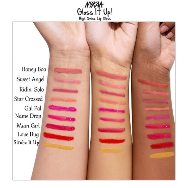 Nykaa Gloss it Up! High Shine Lip Gloss - 01 Honey Boo - Image 4