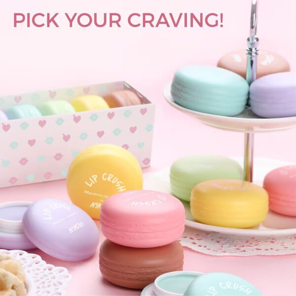 Nykaa Lip Crush Macaron Lip Balm - Strawberry (Pack Of 1) - Image 6