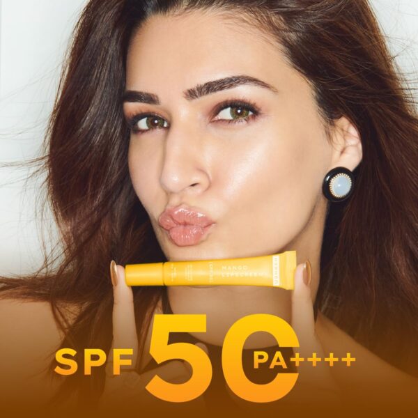 Hyphen Mango Lip Balm SPF 50 PA++++ | 2% Kojic Acid Brightening Lip Balm for Dark & Pigmented Lips | 1% Vitamin E & Vitamin C | Moisturizing SPF Lip Balm for Dry Lips - 10 g - Image 2