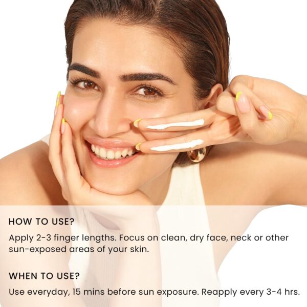 Hyphen All I Need Sunscreen SPF 50 PA ++++ | Lightweight Sun Cream That Moisturizes & Leaves No White Cast | UVA & UVB Sun Protection & Blue Light Protection | Niacinamide, Ceramide Mineral Sunscreen SPF 50 for Women and Men | Rich in Anti-Oxidants | Korean Sunscreen for Dry, Oily, All Skin Types | 50ml - Image 5