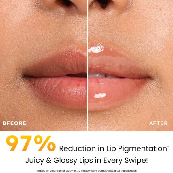 Hyphen Mango Lip Balm SPF 50 PA++++ | 2% Kojic Acid Brightening Lip Balm for Dark & Pigmented Lips | 1% Vitamin E & Vitamin C | Moisturizing SPF Lip Balm for Dry Lips - 10 g - Image 4