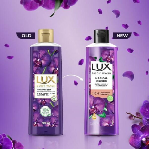 LUX Body Wash, XL Pump, Fragrant Skin Black Orchid Scent & Juniper Oil - Image 4